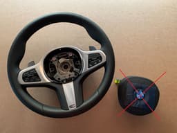 BMW BMW 8 X5 X6 X7 G14 G15 G16 G05 G06 G07 OEM USA M Steering Wheel Paddles VIBRO — thumbnail 1