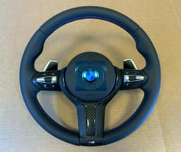 BMW BMW F15 F16 F25 F26 F39 F45 F48 USA M Steering Wheel PADDLE HEAT VIBRO ACC CARBO — thumbnail 2