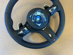 BMW BMW F20 F22 F30 F31 F32 F33 F34 F39 F48 M Steering Wheel Paddle CARBON VIBRO ACC — thumbnail 9