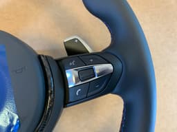 BMW BMW X5 X6 X3 X4 F15 F16 F25 F26 M Steering Wheel Paddle VIBRO ACC CARBON Mstitch — thumbnail 3