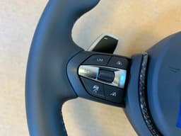 BMW BMW X5 X6 X3 X4 F15 F16 F25 F26 M Steering Wheel Paddle VIBRO ACC CARBON Mstitch — thumbnail 2