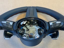BMW BMW X5 X6 X3 X4 F15 F16 F25 F26 M Steering Wheel Paddle VIBRO ACC CARBON Mstitch — thumbnail 10