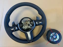 BMW BMW F15 F16 F25 F26 F30 F31 F32 F33 M Steering Wheel G PADDLES HEATING VIBRO ACC — thumbnail 1