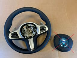 BMW BMW 5 G30 G31 G38 6 G32 X3 G01 G08 X4 G02 OEM LCI M Sport Steering Wheel — thumbnail 1