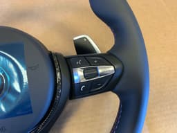 BMW BMW F15 F16 F25 F26 F39 F45 F48 USA M Steering Wheel PADDLE HEAT VIBRO ACC CARBO — thumbnail 9