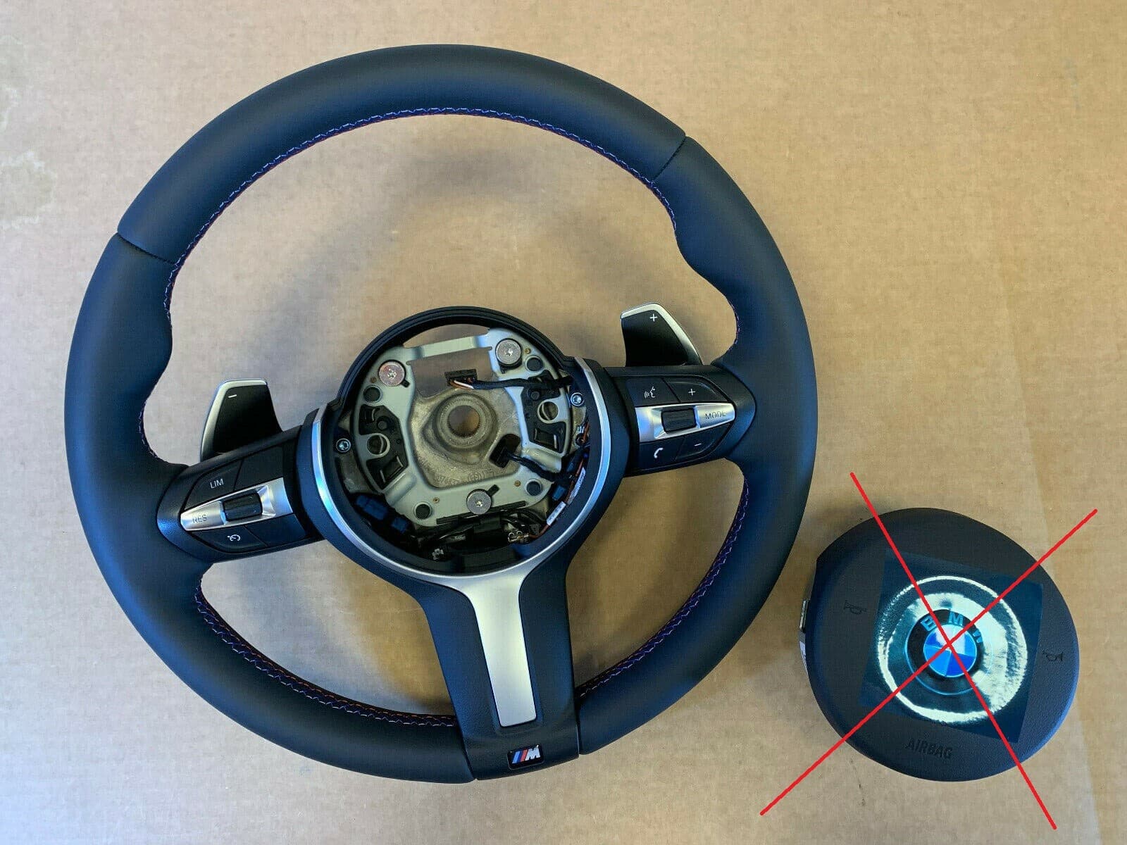 BMW BMW F15 F16 F22 F25 F26 F30 F31 F32 M Steering Wheel Paddle HEATING VIBRO M Stit