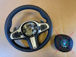 BMW BMW F22 F23 F30 F31 F32 F33 F34 F87 G STYLE USA M Steering Wheel PETALS ACC — thumbnail 1