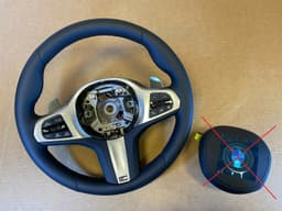 BMW BMW 8 X5 X6 X7 G14 G15 G16 G05 G06 G07 USA M Steering Wheel Petals Assist+ VIBRO — thumbnail 1