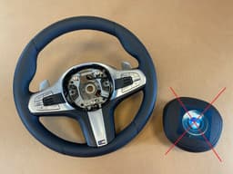 BMW BMW 7 G11 G12 GENUINE EU M Steering Wheel Shift Paddles DRIVING ASSIST+ VIBRO — thumbnail 1