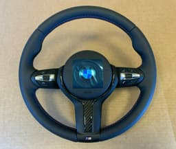 BMW BMW F15 F16 F25 F26 F39 F45 F48 USA GENUINE M Steering Wheel HEATING CARBON — thumbnail 2