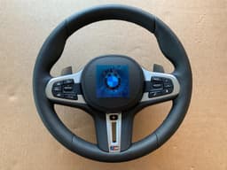 BMW BMW 5 6 X3 X4 G30 G31 G32 G38 G01 G02 M Steering Wheel Paddles HEATING VIBRO ACC — thumbnail 2
