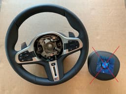 BMW BMW 5 6 X3 X4 G30 G31 G32 G38 G01 G02 M Steering Wheel Paddles HEATING VIBRO ACC — thumbnail 1