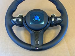 BMW BMW F15 F16 F25 F26 F30 F32 F34 F36 M Steering Wheel PADDLES HEATED VIBRO CARBON — thumbnail 5