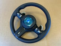 BMW BMW F15 F16 F25 F26 F30 F32 F34 F36 M Steering Wheel PADDLES HEATED VIBRO CARBON — thumbnail 10