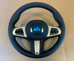 BMW BMW 5 G30 G31 G38 6 G32 X3 G01 G08 X4 G02 OEM LCI EU M Sport Steering Wheel — thumbnail 2