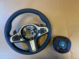 BMW BMW F22 F23 F30 F31 F32 F33 F34 F87 F36 G STYLE USA M Steering Wheel PETALS — thumbnail 1