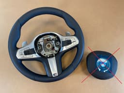 BMW BMW 7 G11 G12 GENUINE M Steering Wheel Shift Paddles DRIVING ASSIST+ VIBRO — thumbnail 1