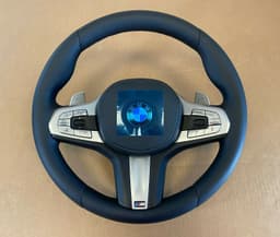 BMW BMW 7 G11 G12 GENUINE M Steering Wheel Shift Paddles DRIVING ASSIST+ VIBRO — thumbnail 2