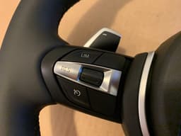 BMW BMW X5 X6 X3 X4 F15 F16 F25 F26 GENUINE M Steering Wheel PADDLES HEATING VIBRO — thumbnail 3