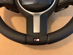 BMW BMW X5 X6 X3 X4 F15 F16 F25 F26 GENUINE M Steering Wheel PADDLES HEATING VIBRO — thumbnail 5