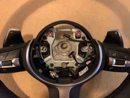 BMW BMW X5 X6 X3 X4 F15 F16 F25 F26 GENUINE M Steering Wheel PADDLES HEATING VIBRO — thumbnail 6