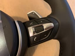 BMW BMW X5 X6 X3 X4 F15 F16 F25 F26 GENUINE M Steering Wheel PADDLES HEATING VIBRO — thumbnail 4