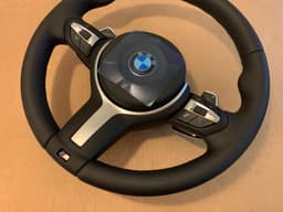 BMW BMW X5 X6 X3 X4 F15 F16 F25 F26 GENUINE M Steering Wheel PADDLES HEATING VIBRO — thumbnail 10