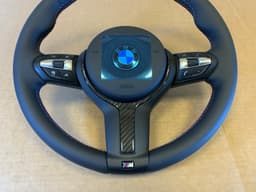 BMW BMW F15 F16 F25 F26 F39 F45 F48 USA GENUINE M Steering Wheel HEATING ACC CARBON — thumbnail 5