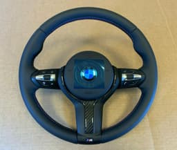 BMW BMW F15 F16 F25 F26 F39 F45 F48 USA GENUINE M Steering Wheel HEATING ACC CARBON — thumbnail 2