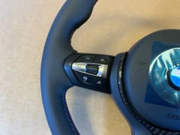 BMW BMW F15 F16 F25 F26 F39 F45 F48 USA GENUINE M Steering Wheel HEATING ACC CARBON — thumbnail 3