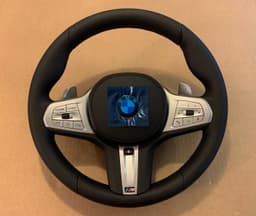 BMW NEW BMW 7 G11 LCI G12 LCI X7 G07 GENUINE M Steering Wheel Paddles HEATING VIBRO — thumbnail 2