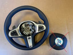 BMW BMW 5 6 X3 X4 G30 G31 G32 G01 G02 LCI M Steering Wheel Paddles HEATED VIBRO ACC — thumbnail 1