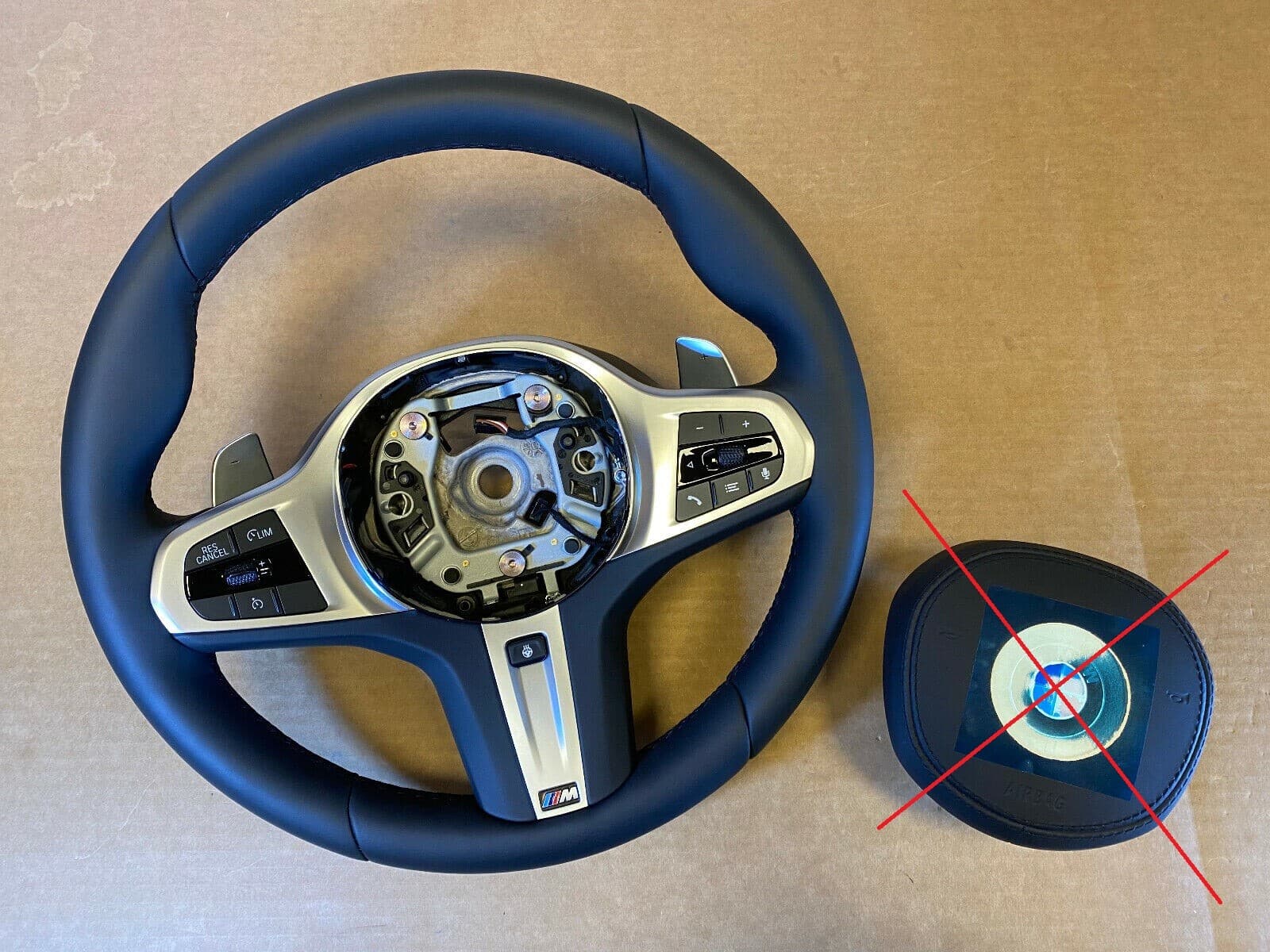 BMW BMW 5 6 X3 X4 G30 G31 G38 G32 G01 G02 G08 LCI EU M Steering Wheel Paddle HEATING