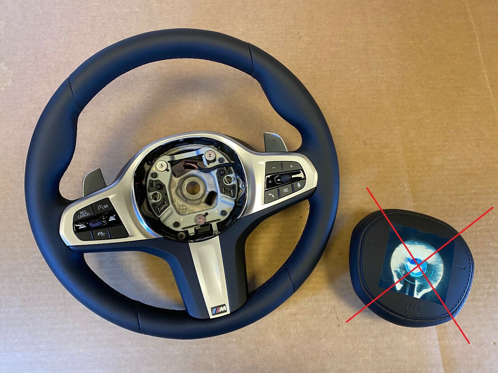 BMW BMW 5 G30 G31 G38 6 G32 X3 G01 G08 X4 G02 GENUINE LCI M Steering Wheel ACC