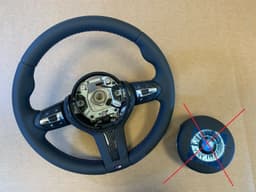 BMW BMW F15 F16 F20 F22 F25 F26 F30 F32 F39 F48 M Steering Wheel ACC VIBRO CARBON — thumbnail 1