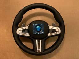 BMW NEW BMW 7 G11 G12 GENUINE M Sport Steering Wheel Paddles Heating Vibro M Trim — thumbnail 2