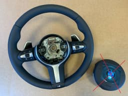 BMW BMW F01 F02 F03 F04 F06 F07 F10 F11 F12 F13 OEM USA M Steering Wheel PADDLES ACC — thumbnail 1