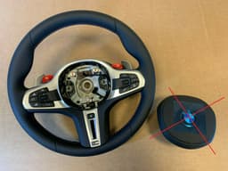 BMW BMW M5 F90 X3M F97 X4M F98 GENUINE M Steering Wheel HEATING VIBRO ACC NEW — thumbnail 1