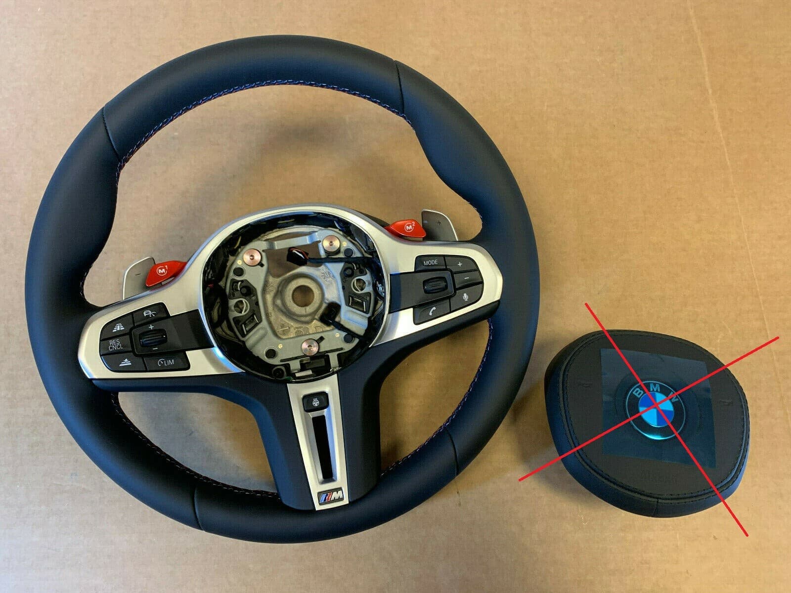 BMW BMW M5 F90 X3M F97 X4M F98 GENUINE M Steering Wheel HEATING VIBRO ACC NEW