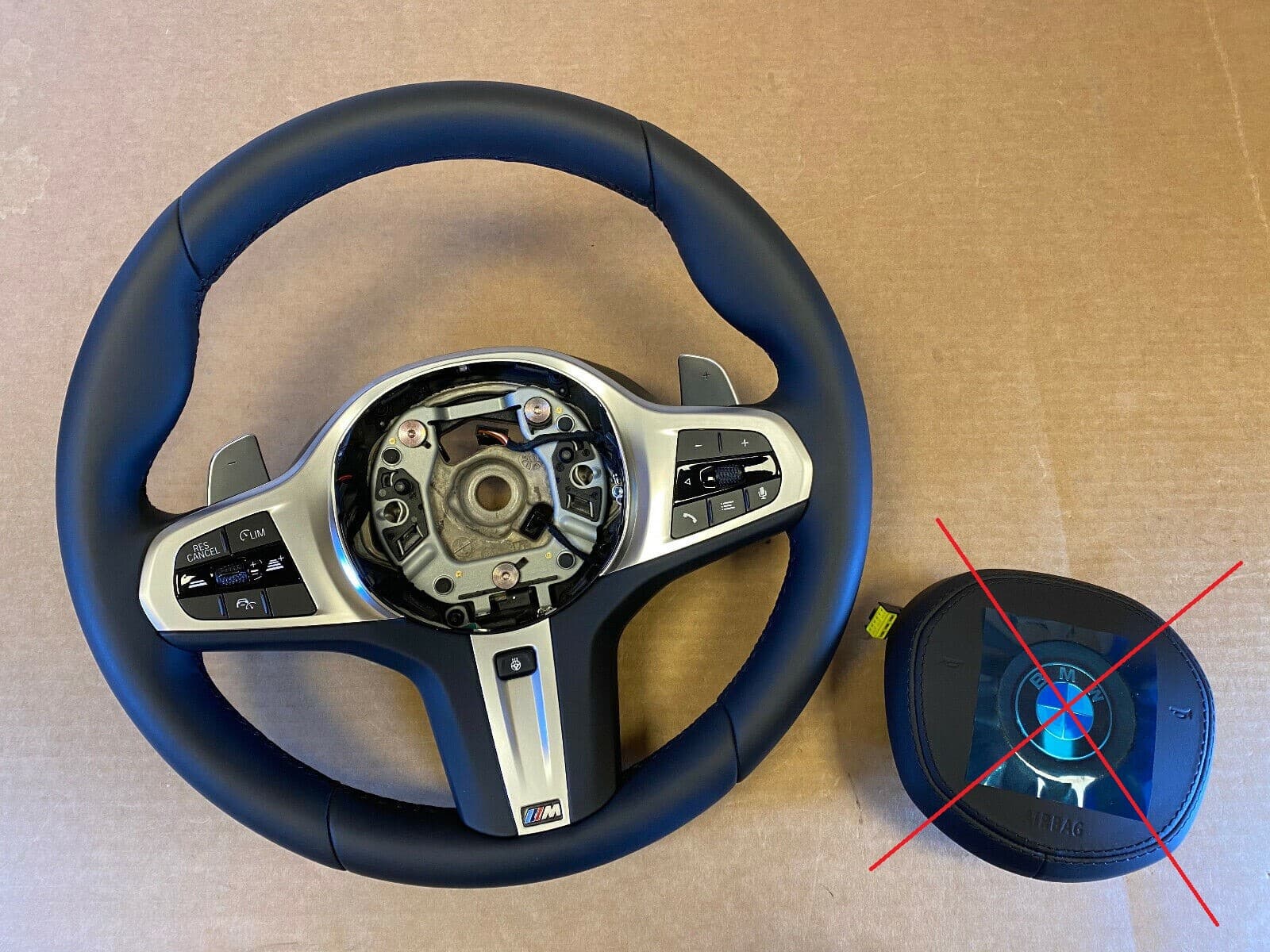 BMW BMW 5 6 X3 X4 G30 G31 G32 G01 G02 LCI USA M Steering Wheel Paddle HEAT VIBRO ACC