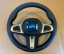 BMW BMW 5 6 X3 X4 G30 G31 G32 G01 G02 LCI USA M Steering Wheel Paddle HEAT VIBRO ACC — thumbnail 2