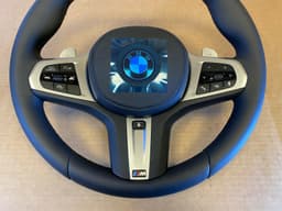 BMW BMW 5 6 X3 X4 G30 G31 G32 G01 G02 LCI USA M Steering Wheel Paddle HEAT VIBRO ACC — thumbnail 5