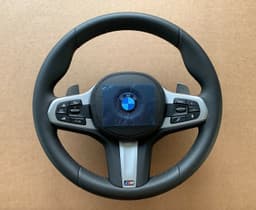 BMW BMW 5 6 X3 X4 G30 G31 G32 G38 G01 G02 OEM USA M Steering Wheel Shift Paddles ACC — thumbnail 2