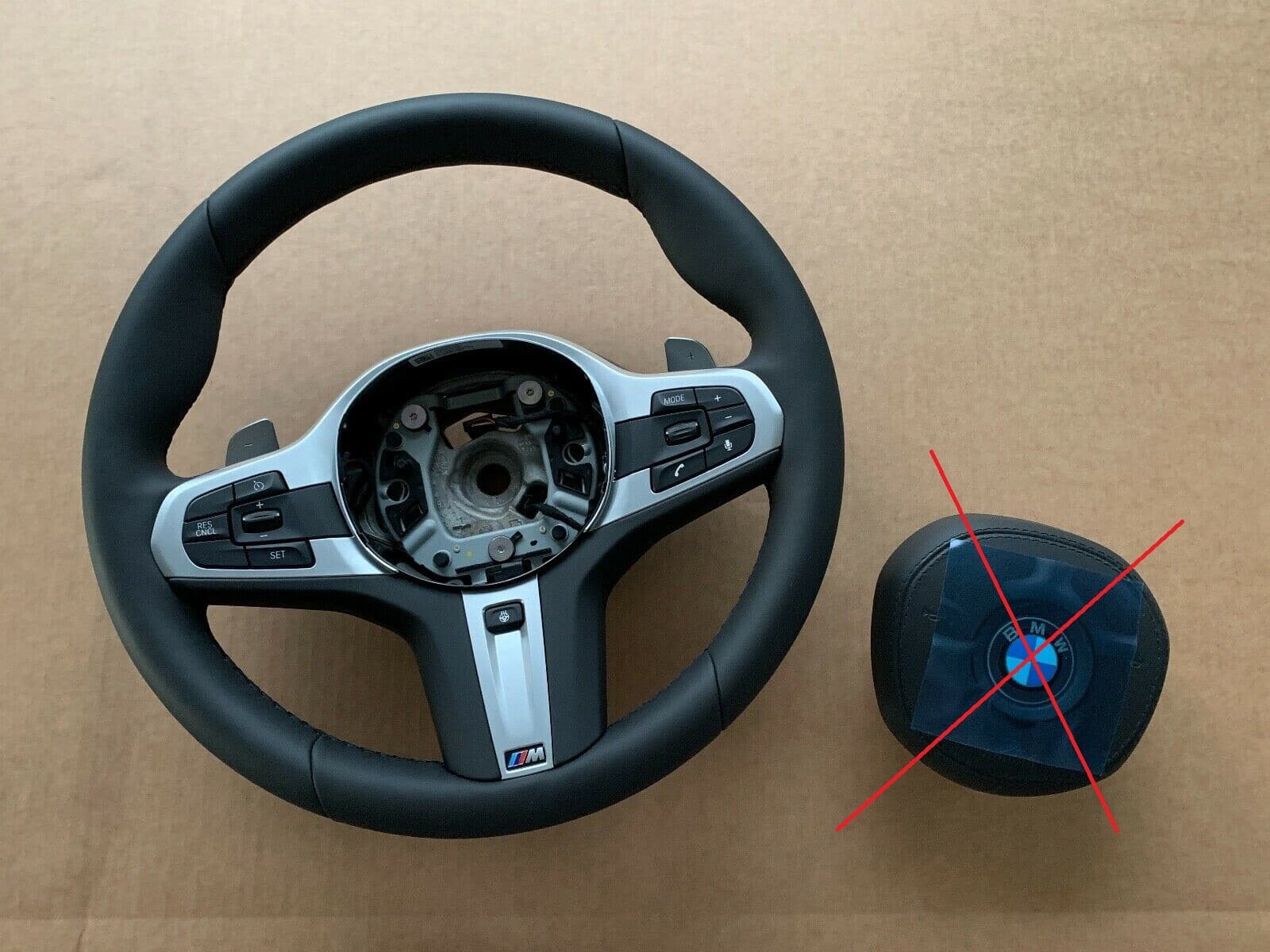 BMW BMW 5 6 X3 X4 G30 G31 G32 G01 G02 G08 OEM M Steering Wheel Paddles HEATING VIBRO