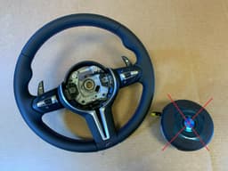 BMW BMW F01 F02 F03 F04 F06 F07 F10 F11 F12 F13 GENUINE USA M Steering Wheel Paddles — thumbnail 1