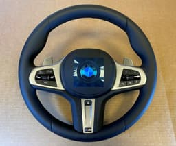 BMW BMW 5 6 X3 X4 G30 G31 G32 G01 G02 LCI USA M Steering Wheel Paddle HEAT VIBRO ACC — thumbnail 2