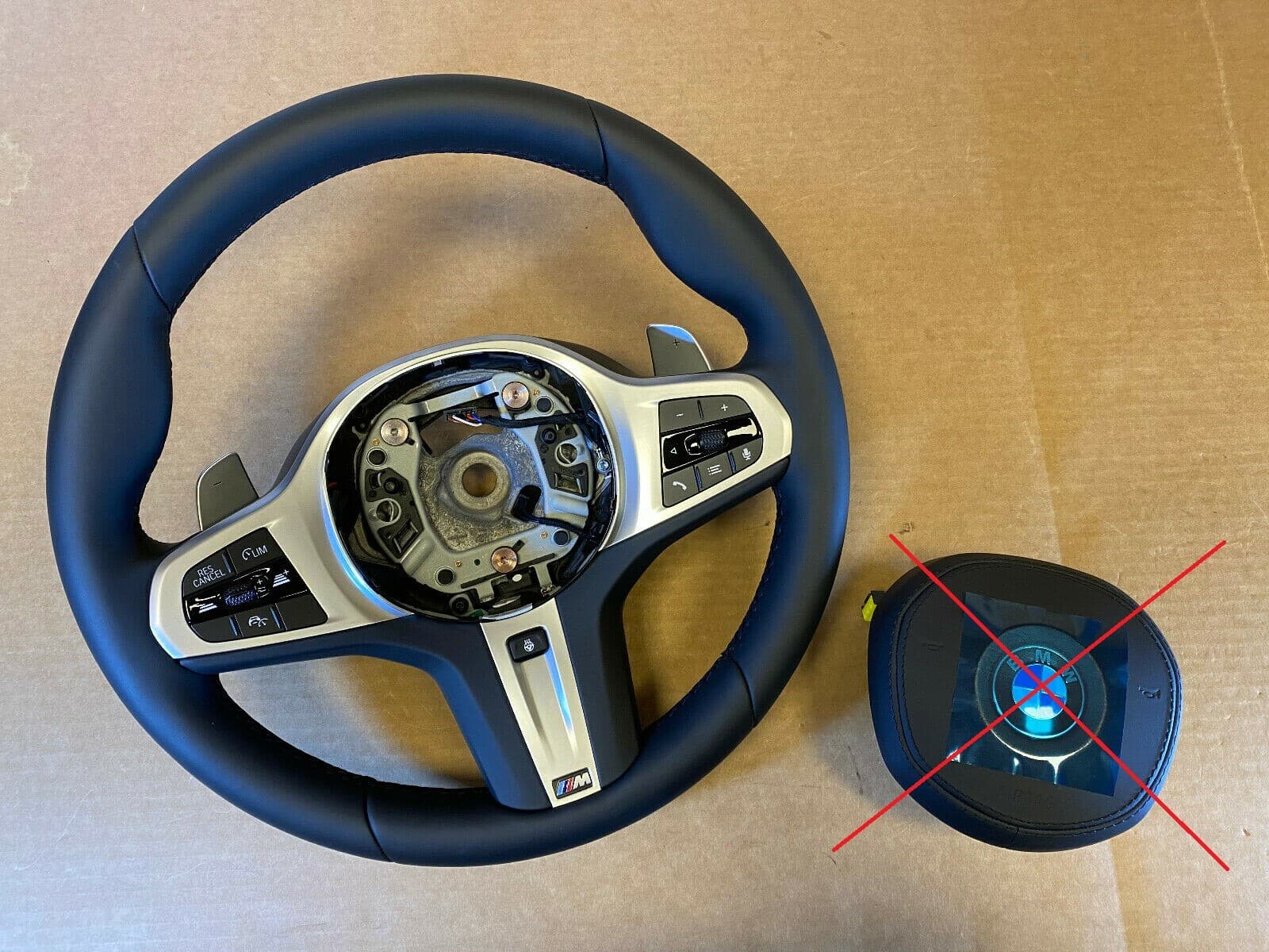 BMW BMW 5 6 X3 X4 G30 G31 G32 G01 G02 LCI USA M Steering Wheel Paddle HEAT VIBRO ACC