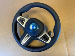 BMW BMW 5 6 X3 X4 G30 G31 G32 G01 G02 LCI USA M Steering Wheel Paddle HEAT VIBRO ACC — thumbnail 10