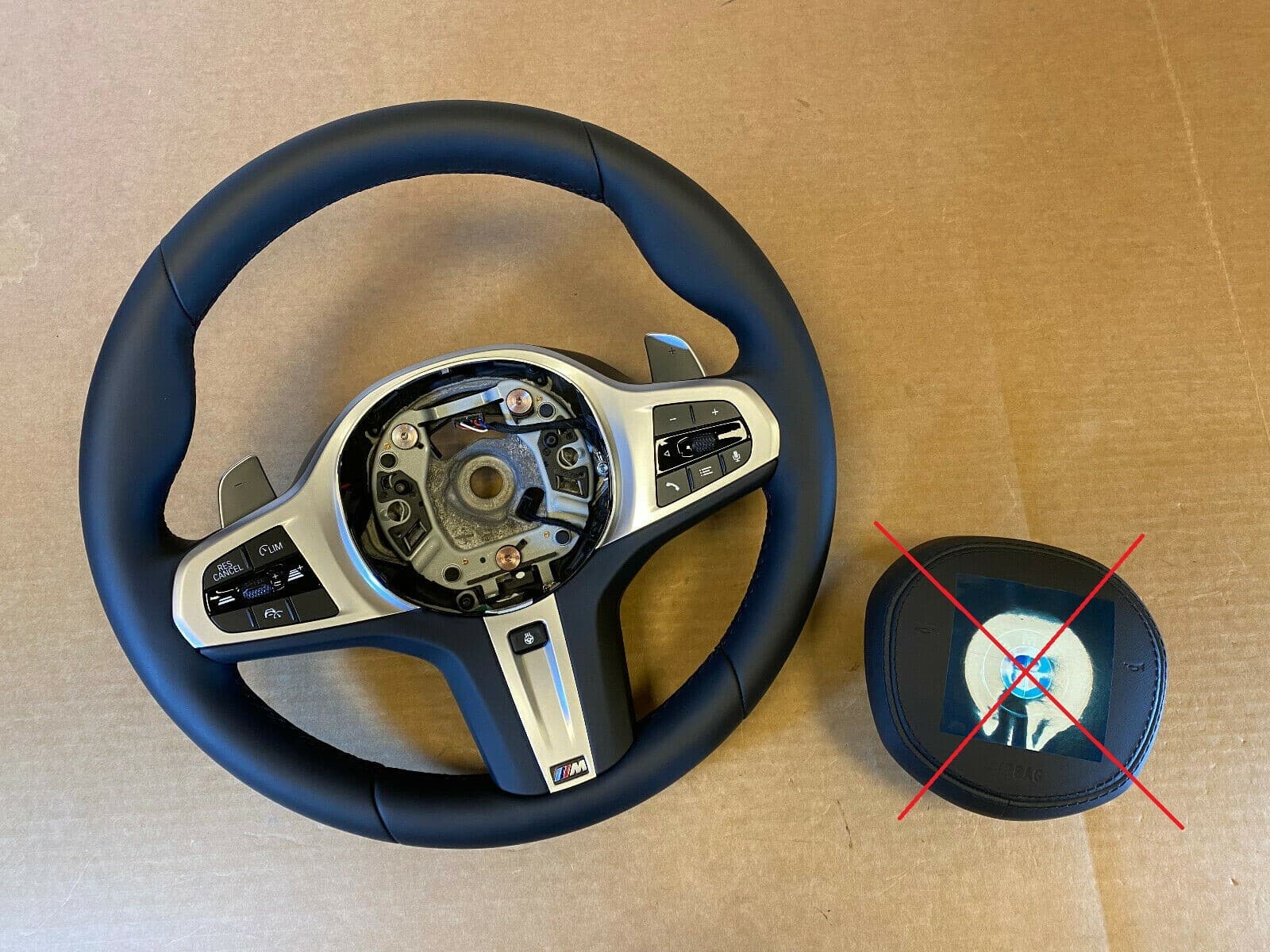 BMW BMW 5 6 X3 X4 G30 G31 G32 G01 G02 LCI M Steering Wheel Paddles HEATING VIBRO ACC