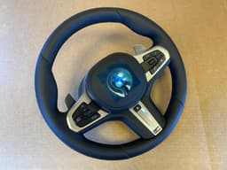 BMW BMW 5 6 X3 X4 G30 G31 G32 G38 G01 G02 G08 OEM M Steering Wheel Paddles HEATING — thumbnail 9